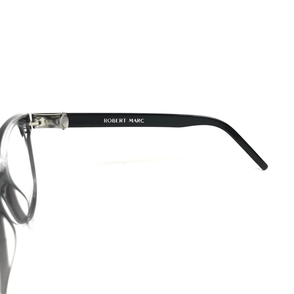 Robert Marc Eyeglasses Frames TIGER-GCS Black Grey Square Full Rim 48-20-135